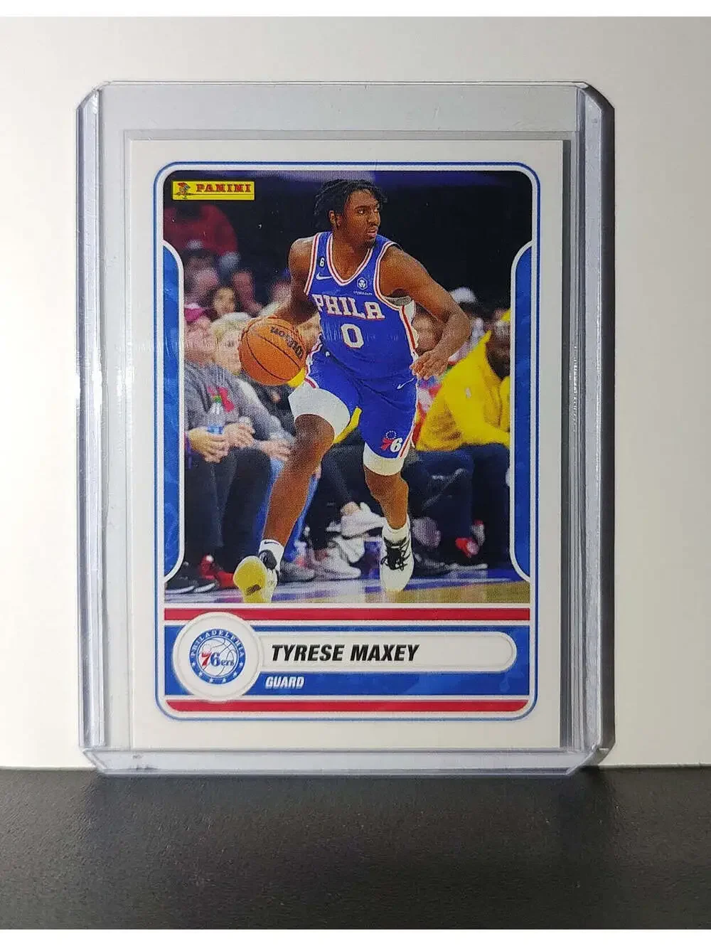 Tyrese Maxey 2023-24 Panini NBA Sticker Card #58 Philadelphia 76ers